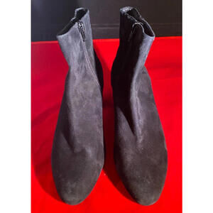 Vaneli Black Suede Ankle Boots, Black Suede VANELI Booties - Size: 7M